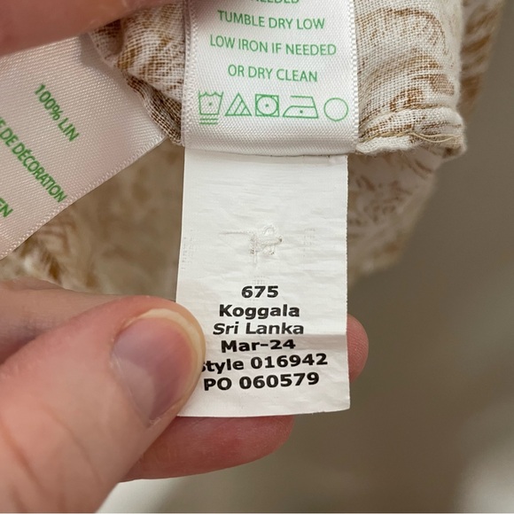 Lilly Pulitzer | Stevey Relaxed Button Down Linen Shirt Palm Beach Paradise - Picture 10 of 13